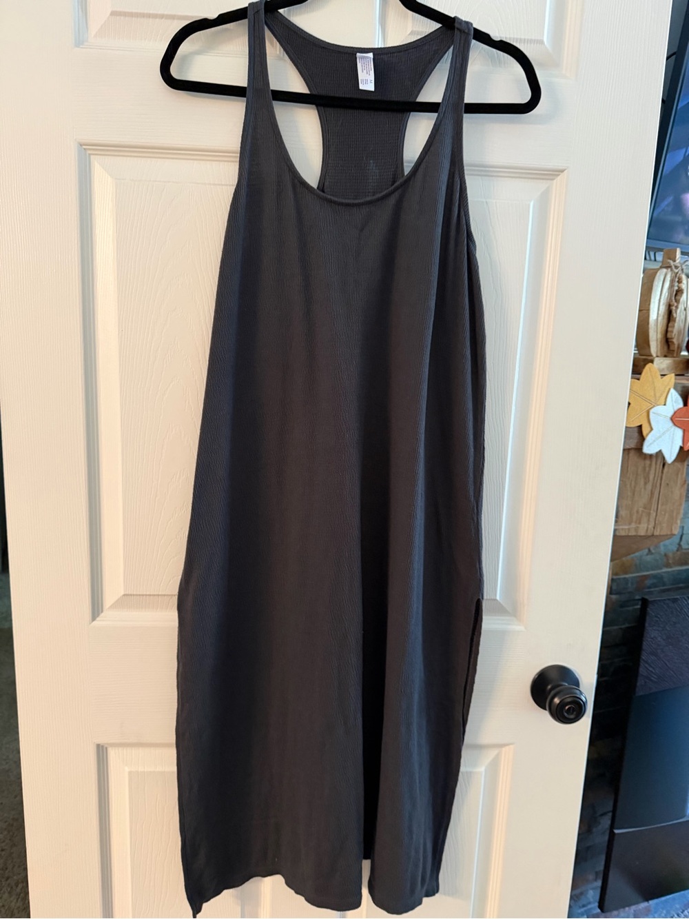 stars above Charcoal Racerback Midi Dress